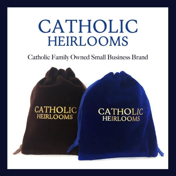 Turquoise Stone Catholic Rosary Bracelet for Women with Miraculous Medal Charm - Picture 5 of 6